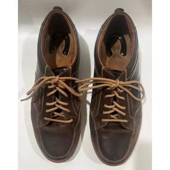 FLORSHEIM Work Men\'s Brown Tan Gridley Casual Leather Oxford Shoes Size 9.5 Florsheim Gridley FS2600 Urban Casual Oxford (Men main image 3
